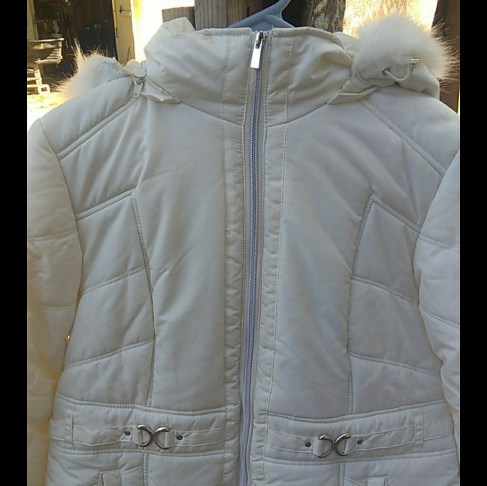 White winter jacket